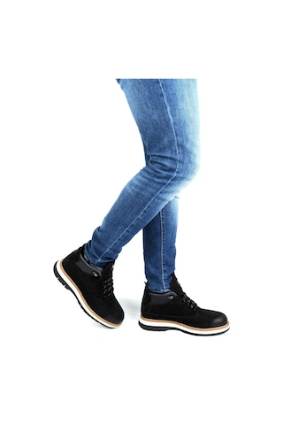 Pierre Cardin 77534 Siyah Nubuk %100 Deri Kışık Erkek Bot 001