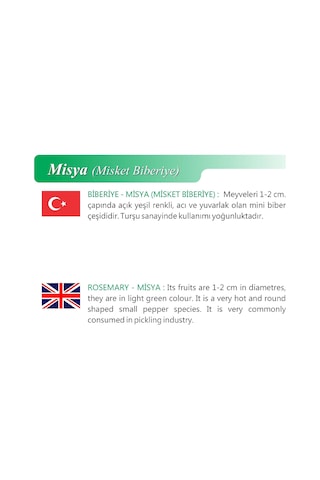 Ata Tohumu Yerli Doğal Misket Biberi 100 Adet Tohum