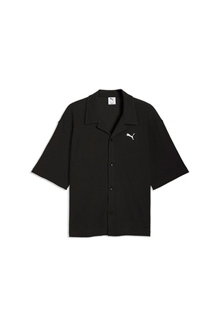 Puma Wardrobe Ess Shirt Erkek Günlük Gömlek 63436301 Siyah