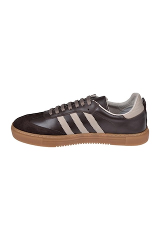 Floor Hakiki Deri Erkek Spor Ayakkabı Sneaker Mak-3030m Kahve