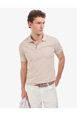 Pierre Cardin Erkek Koyu Bej Tişört Basic 50321128-vr088