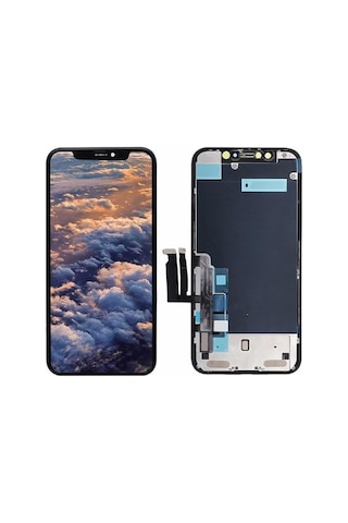Apple iPhone Uyumlu Xr Ekran Dokunmatik Revize Siyah