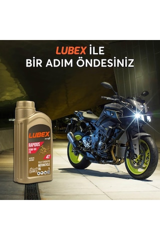 Lubex Rapidus Fs 15W-50 1 L 4 Zamanlı Motosiklet Yağı