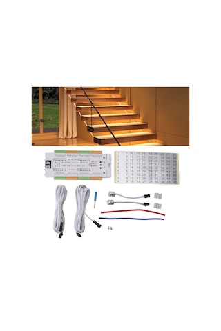 Akıllı Led Hareket Sensörü Merdiven Işık Kontrolörü,4 Mod