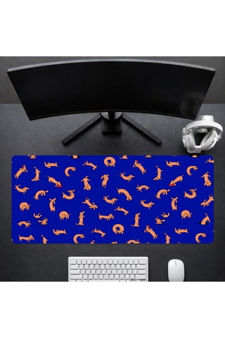 90x40 Cm Desenli Oyuncu Gaming Mouse Pad Kaymaz Kauçuk Taban Fare Altlığı Xxl Mousepad Pattern Serisi 05