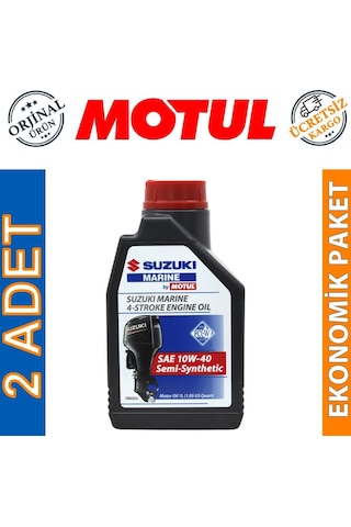Motul Suzuki Marine 4t Sae 10w-40 1 Lt Tekne Motor Yağı 2 Adet