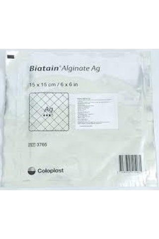 Coloplast Biatain Alginat Ag Tül Örtüsü 15cm X 15cm
