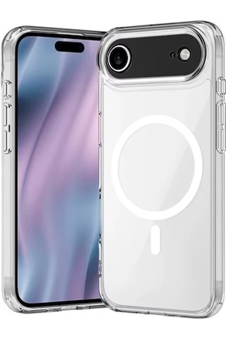 Apple Uyumlu iPhone 17 Air İçin Magsafe Özellikli Şeffaf Kılıf Şeffaf