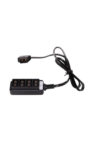 Yaleker Kamera Bataryası Geliştirici Kablosu, B Tipi Erkekden 4'lü Dişeye, 10a Akım, 60cm, Çoklu Cihaz Besleme Wireless Alıcılar, Monitörler