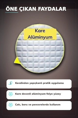 10 Cm Genişlik 5 Metre Alüminyum Folyo Kauçuk Sızdırmazlık Bandı - Çatı Boru Duvar Onarım Bx-313438 6997