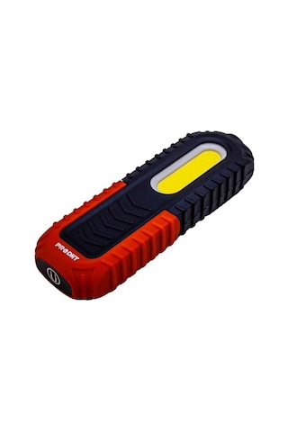 El Feneri Çalışma Lambası Ledli Mıknatıslı Askılı Şarjlı Fonksiyonlu 400 Lümen Siyah