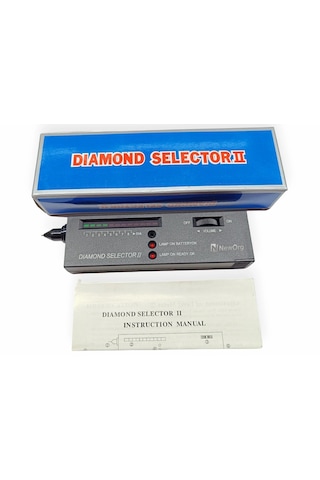 Diamond Selector Iı - Profesyonel Elmas Pırlanta Ve Taş Test Cihazı Neworg Kalitesi İle Hassas Ölçüm Gri - Siyah