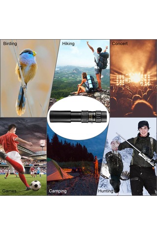 Wezone Tam Metal 10-30x25 Monoküler Teleskop, Bak4 Prisma İle Yüksek Parlaklık Ve Netlik, Taşınabilir Çanta Dahil