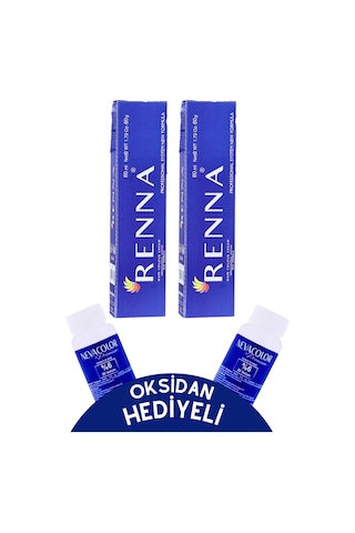 Renna Tüp Boya 2 x 60 ML 7.0 + Oksidan 2'li