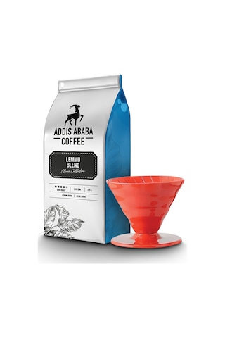 Addis Ababa Lemmu Blend Filtre Kahve 225 G + V60 Dripper