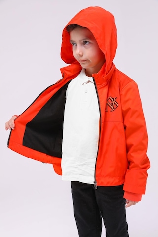 Benitto Kids Erkek Çocuk Mevsimlik Yağmurluk Ceket 51296-turuncu Turuncu