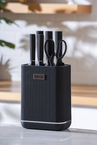 Cooper 7 Parça Bıçak Seti Siyah