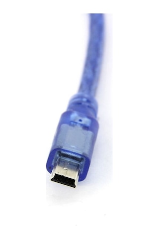 30cm Mini Usb Kablo Mavi 480 Mbps Usb 2.0 Hot
