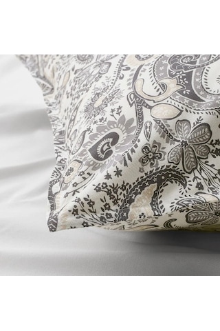 Ikea Rodgersıa Yastık Kılıfı 50 X 60 Cm Beyaz - Gri