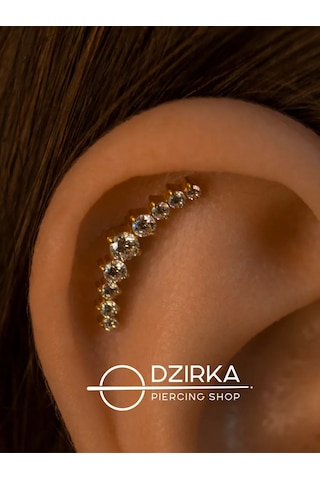 Dzirka Tatil Kulak Burun Dudak Labret Pirasi Titanyum 204460330 Altın