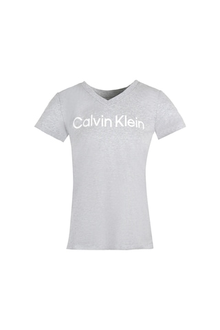 Calvin Klein Calvın Kleın Kadın T-shırt Pfbt2279-lwm Gri