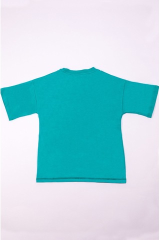 Erkek Çocuk Tshirt Basklı A8 Petrol Yeşili
