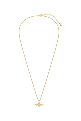 Chocli 18 Ayar Altın Kaplama Arı Kolye