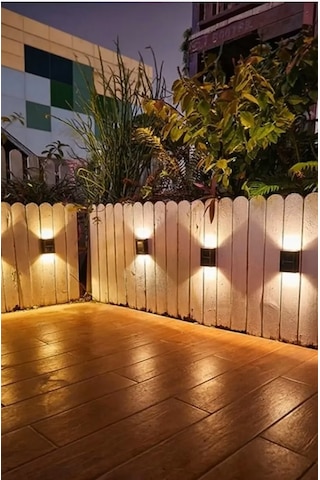 Brokoli Home Solar Çift Taraflı Duvar Lambası Güneş Enerjili Aydınlatma Dekorasyon Aplik Işık