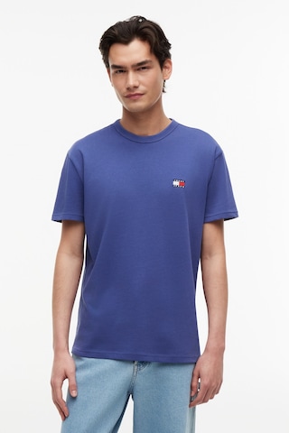 Tommy Hilfiger Tjm Reg Badge Tee Ext Erkek Mavi T-shirt - Dm0dm20322