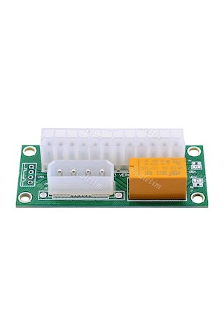 Power Atx Dual Psu Fan Çoklayıcı Kablosu 24 Pin 4326P Adaptör