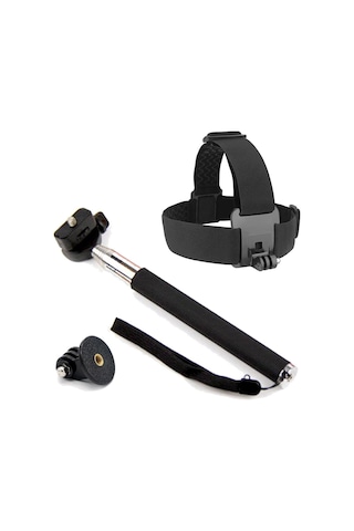 Sony Aksiyon Kameraları için Kafa Bandı Ve Monopod Seti