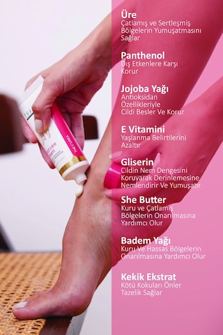 Thalia Jojoba Yağı İçerikli Onarıcı Ayak Çatlak Bakım Kremi 75 ML