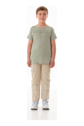 Fullamoda Paraşüt Kumaş Erkek Çocuk Jogger Pantolon 25mcck254217408-bej Bej