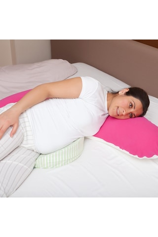 Hamile Destek Yastığı Sarıl Yat Hamile ve Emzirme Yastığı