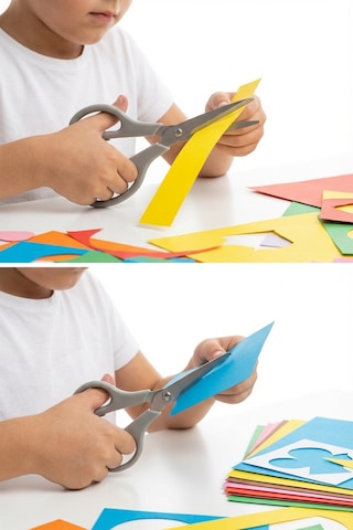 Makri Home 2'li Çok Amaçlı Makas Seti Küçük Boy Gri, 14.5 Cm