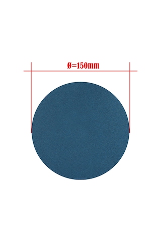 Grin Su Geçirmez Cırtlı Disk Film Zımpara 150 MM 2000 Kum