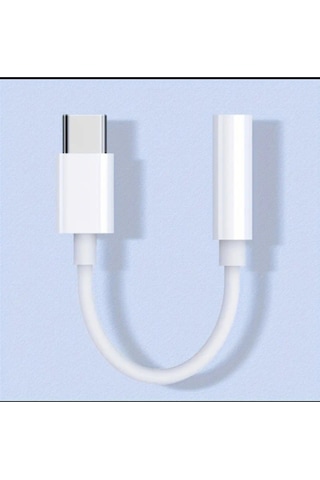 Galaxy A22 Uyumlu Type-c To 3.5 Mm Jack Kulaklık Çevirici Aux Dönüştürücü Adaptör