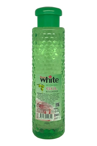 Rose White Zeytin ve Gül Kolonyası 240 ML Rose White Zeytin ve Gül Kolonyası 240 ML