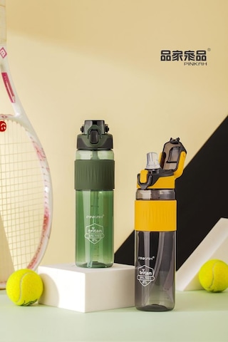 Pınkah Pj-756 750ml Pipetli Gri Tritan Matara Gri