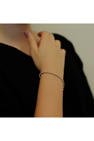 Lova 0,25 Karat Pırlanta Su Yolu Bileklik - 4070005