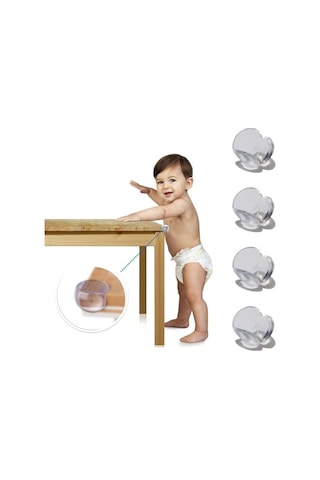 Bebek Çocuk Yumuşak Ve Esnek Dairesel Şeffaf Yapışkanlı Güvenlik Çok Renkli