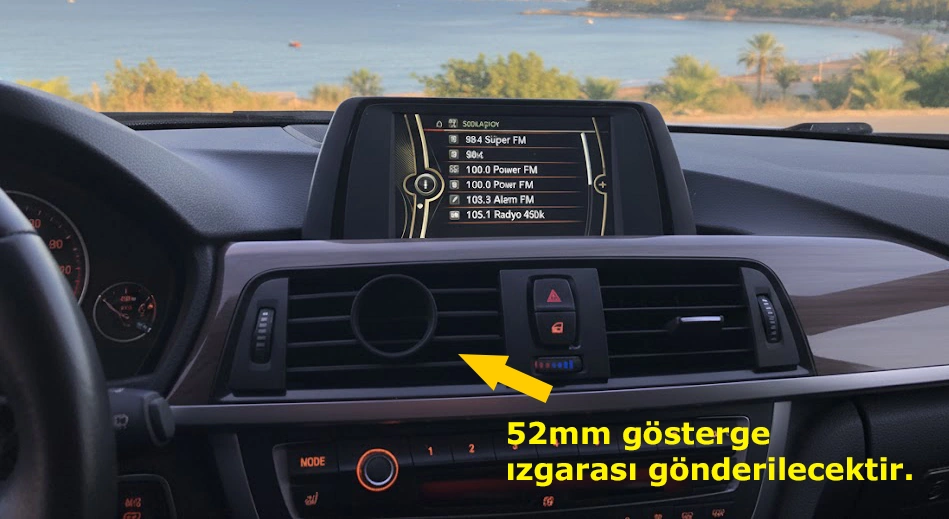 Bmw F30 - F31 - F34 Ve F35 Kasa 2012 - 2018 Gösterge Pod 52mm