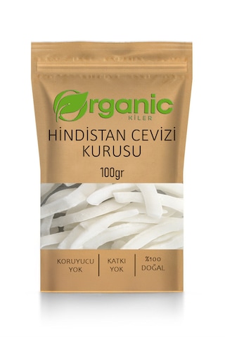 Hindistan Cevizi Kurusu 100gr Taze Mahsül