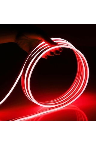 Neon Led 12 Volt Kırmızı Işık Dış Mekan 10 Metre 10 Metre