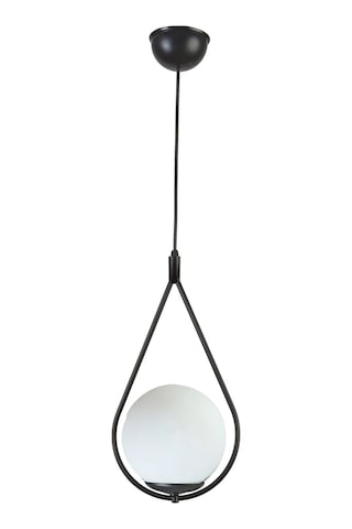 Damla Camlı Tekli Modern Hol Salon Oturma Odası Giriş Üçlü 3lü Avize Siyah