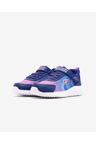 Skechers Bounder Büyük Kız Çocuk Lacivert Spor Ayakkabı 303452l Nvmt Lacivert