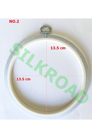 Nurge No:2 Yuvarlak Şeffaf Plastik Pano Kasnağı - 13.5cm - 10mm