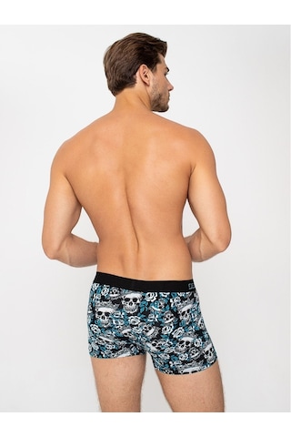 Dorea 2 Adet Erkek Desenli Boxer (445770894) Siyah