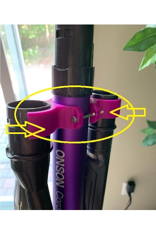 Süpürge Çiftli Askı Aparatı Vidalar Hariç