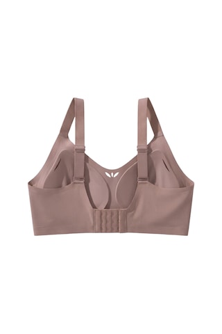 Cottonhill Seamless Bra - Ease Kahverengi Lazer Kesim Balensiz Dekolteli Dikişsiz Kadın Sütyen